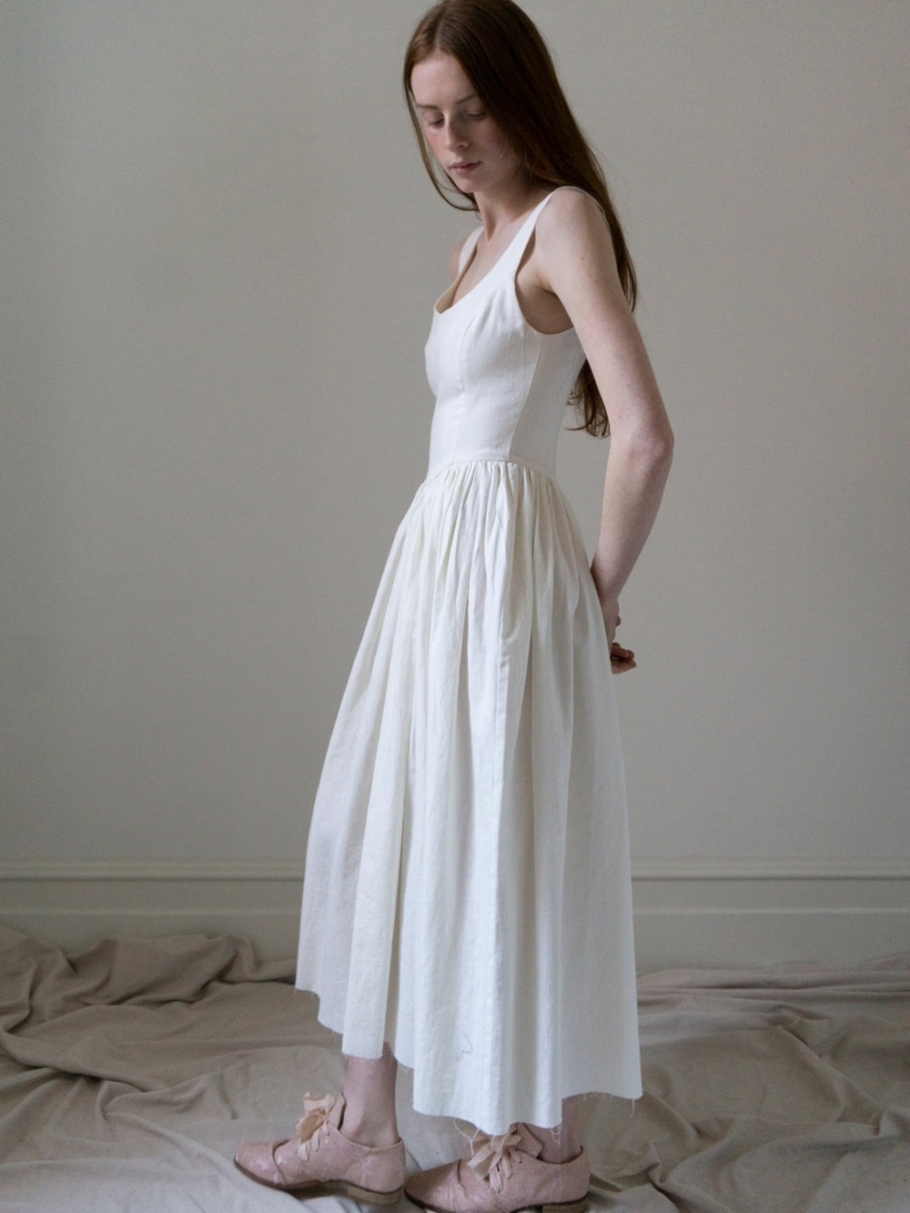 Ovate - Hemlock Dress - White